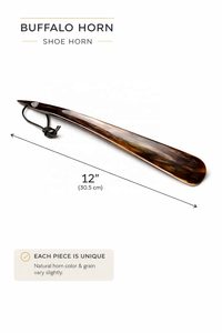 Cuchara para Zapatos de Cuerno de Búfalo Premium, Hecha a Mano, Natural, Duradera, Acabado Liso, Ecológica, de Lujo, Diseño Ergonómico, Regalo - Product Image 2