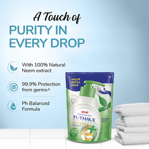 Yuthika Naturals 180ml <b>Neem</b> Hand Wash pH Balanced 100% Natural Extracts - Product Image 5