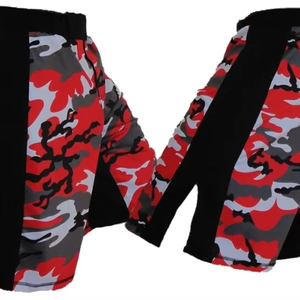 Short d'arts martiaux en polyester de haute qualité pour la boxe, personnalisez vos propres shorts de combat - Product Image 1