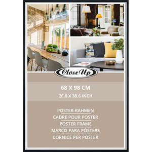 Marco Negro de 68 x 98 cm para Cuadros, Estilo Retro de Madera de Pino, para Lienzos y Pósters, Tamaño A4, Estilo Retro, Producto de Alta Demanda - Product Image 2