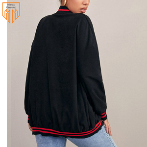 Mega Empire's New Trending Oversize Chaqueta Varsity Personalizada para Mujer Cómoda y Transpirable Impreso Technics - Product Image 2