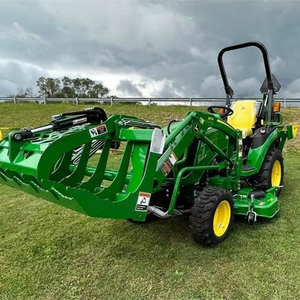 Tracteur utilitaire John Deere 2025R avec chargeur arrière 8HP, type roues, pour usage agricole, occasion, moteur et roulements inclus, modèle 2024 - Product Image 1