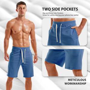 Premium Comfort <b>Men's</b> <b>Shorts</b> 100% Cotton Breathable Stretch Fabric Athletic Daily Wear Quick Dry <b>Knee</b> <b>Length</b> Modern Outdoor - Product Image 3