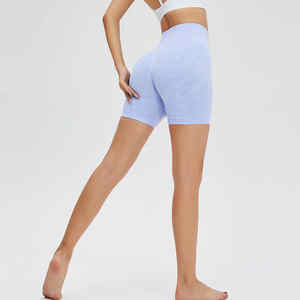 Wholesale Booty Lifting <b>Shorts</b> Women <b>Seamless</b> Peach Hip Lifting Workout Yoga <b>Shorts</b> Custom Plain Gym <b>Shorts</b> - Product Image 4