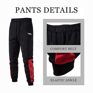Vente en gros 2024 survêtements pour hommes personnalisés Premium Durable Polyester coton Gym Wear Premium Jogging costumes XL pantalons de survêtement polaire - Product Image 4