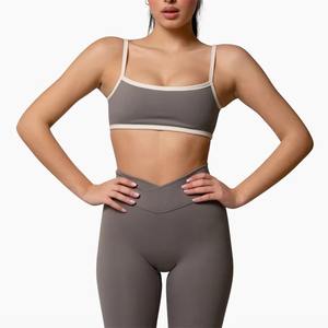 Ropa de Yoga de Alta Calidad para Mujer, Secado Rápido, Transpirable, Sujetador Deportivo, Chaqueta Deportiva, Pantalones Cortos de Cintura Alta, Conjuntos Deportivos para Mujer - Product Image 1