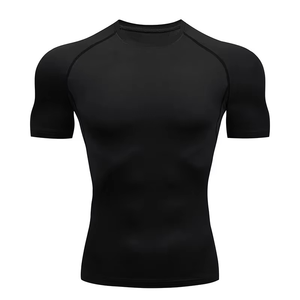Jiujitsu Rashguard, Grappling Rashguard, Bjj Rashguard Rash Guard MmaHot Sale BJJ MMA Jiu Jitsu Boxing short sleeve - Product Image 4
