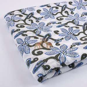 Nouveauté Tissu en coton léger à imprimé floral personnalisé Matière douce Décoration intérieure pour chemise de garçon Sac d'été Rideau Jouets pour filles - Product Image 2