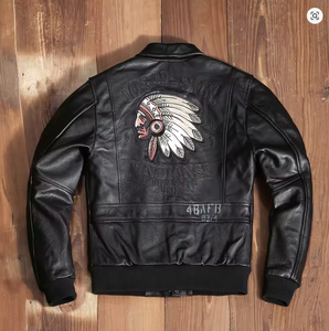 Nouveau modèle 2026 Veste en cuir pour homme et femme Nouvelle mode Veste en cuir pour homme Veste en cuir coupe-vent 2025 - Product Image 3