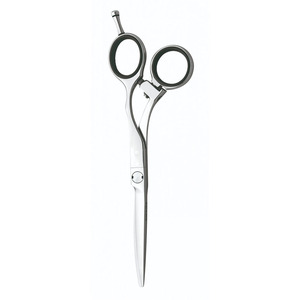 Vente en gros de ciseaux de coiffeur de 6 pouces lame en acier inoxydable couleur argent avec repose-doigt pour la coiffure - Product Image 6