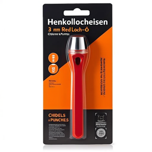 Cincel de hierro Henkellocheisen con punta roja de 3 mm - PAFFRATH Categoría de producto: Cinceles y punzones - Product Image 3