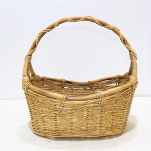 Artex Dong Thap Ensemble de 2 paniers de marché ovales en rotin avec poignée haute - Product Image 5