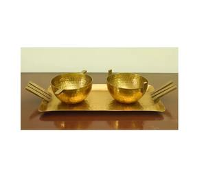 Handmade Eco-Friendly Metal <b>Fruit</b> Bowl Attractive Rounded Design with Carved Technique <b>Fresh</b> Decorative <b>Fruit</b> Container - Product Image 2