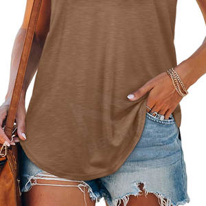 Fabrication de haute qualité personnalisée OEM Service Dernier modèle Débardeur pour femmes/Débardeur pour femmes de couleur unie fabriqué en usine - Product Image 5