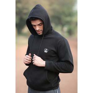 LIXA Winter Pull Hoodie Everyday Wear XXS-2XL French Terry Acid Washed 3D Embroidery Screen <b>Printed</b> Anti-Shrink Hooded Collar - Product Image 3