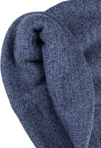 หมวกบีนนี่ถักลายหัวกะโหลกมีกระดุมข้อมือเดี่ยวหมวกบีนนี่ถักแบบเรียบสำหรับฤดูหนาวโลโก้ออกแบบได้ตามต้องการ - Product Image 5