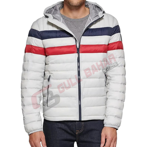 Veste Puffer Vente en gros Logo personnalisé OEM Imprimé Veste d'hiver personnalisée de haute qualité pour hommes Veste Bubble Puffer avec poches - Product Image 1
