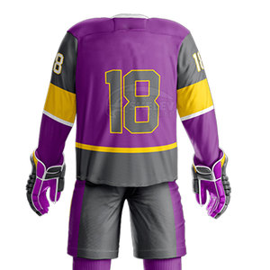 Uniforme de Hockey sobre Hielo de Poliéster de Marca Privada, Uniforme de Hockey sobre Hielo Ligero Más Vendido - Product Image 6