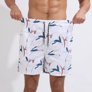 Short d'été décontracté personnalisé pour hommes taille haute/moyenne imprimé en 3D motif ample anti-rides écologique coton toile Streetwear - Product Image 5