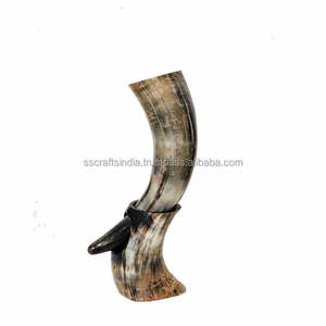 Export Selling Double Wall Eco-Friendly High Quality Drinking Horn Mug for Mead Beer Cold Beverages at Best Price From India - Product Image 5