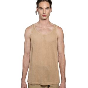 Vêtements de sport décontractés en gros pour l'entraînement, la course à pied et le fitness, débardeurs en coton et en maille, gilets de sport personnalisés, singlet d'entraînement pour hommes, respirant et à séchage rapide - Product Image 3