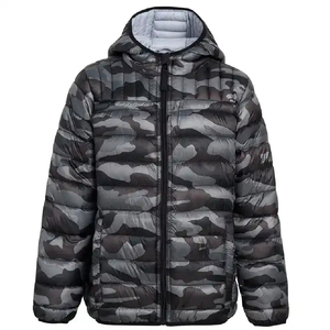 Mens warm puffer jacket fashion lightweight <b>padded</b> coat outdoor casual daily wear custom design factory - Product Image 1