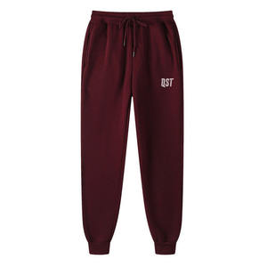 <b>Men's</b> <b>Thermal</b> Warm <b>Trousers</b> Heavy Weight Sweatpants Oversize Mid Waist Plain Fleece <b>Men's</b> Pants With Flat Front Style Joggers - Product Image 3