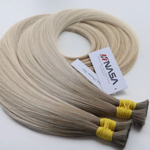 การต่อผมจํานวนมากคุณภาพระดับพรีเมียม ผมเวียดนาม ดับเบิ้ลดรูว์ 100 กรัม ทุกสี 30 นิ้ว - Product Image 1