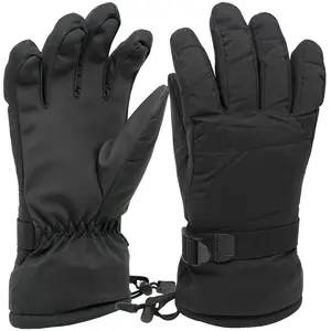 smart touch winter gloves Touch Screen Men Genuine Leather Gloves Slim Fit Ski Lycra Gloves