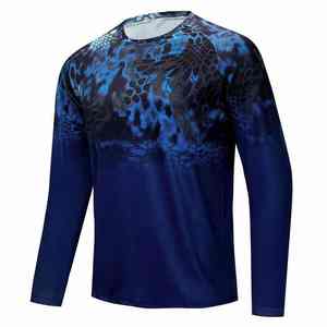 Camisas Polo de Pesca Personalizables de Lujo con Protección Solar UPF50, 100% Poliéster, Transpirables, Cómodas, de Secado Rápido, con Mangas Estampadas - Product Image 1