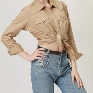 Nouveau design Chemises de cowboy classiques Chemise en jean confortable et à manches longues en coton 100% pour hommes, Chemises de cowgirl occidentales - Product Image 6