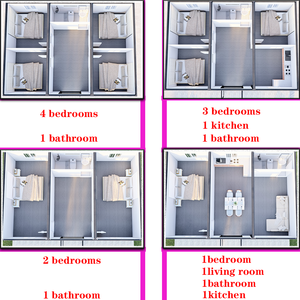 Contenedor prefabricado de 20 pies, contenedor ligero de 6m, casas de lujo de 20 pies para hotel - Product Image 5
