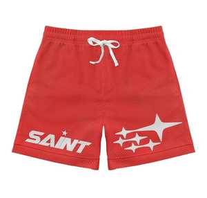 กางเกงขาสั้นตาข่ายโลโก้แบบตาข่ายผ้าโพลีเอสเตอร์100% ระบายอากาศได้ดีและลำลองออกแบบโลโก้ได้ตามต้องการใส่ได้ทุกขนาด - Product Image 5