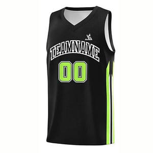 Maillot de basket respirant personnalisé avec nom et numéro, sans manches, haut de collège, 100% polyester, nom d'équipe personnalisé - Product Image 3