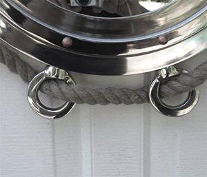 Roped Porthole Wall <b>Mirror</b> Nautical Style Decorative <b>Round</b> Hanging <b>Mirror</b> - Product Image 5