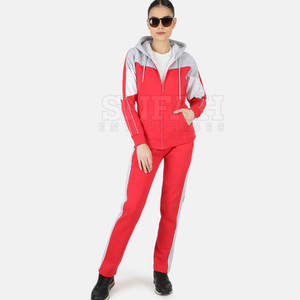 Survêtements de fitness 2 pièces avec logo personnalisé pour femmes vêtements de sport en toile décontractés motif solide pour les vêtements de sport d'hiver - Product Image 4