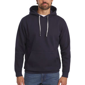 Sudaderas con capucha holgadas con hombros caídos para hombre, 100% de algodón de gran tamaño bordado con cordón, sudaderas con capucha cuadradas negras de Hip Hop para hombre - Product Image 6