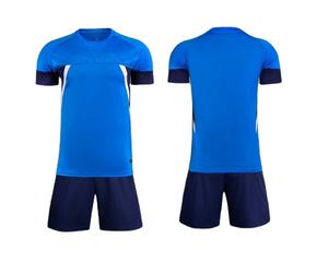 Conjunto de Uniforme de Fútbol Estilo Chaleco Clásico, Transpirable, Ligero, de Secado Rápido, Manga Corta, Estampado, Elástico en Cuatro Direcciones, Personalizado - Product Image 1