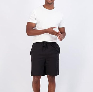 Logo personnalisé ceinture élastique à la mode Gym hommes court blanc sport survêtement natation plage homme été sueur court - Product Image 5