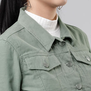 Dernier style de veste en jean pour femmes Veste en jean pour femmes Vente en gros Veste en jean pour femmes de la meilleure qualité - Product Image 6