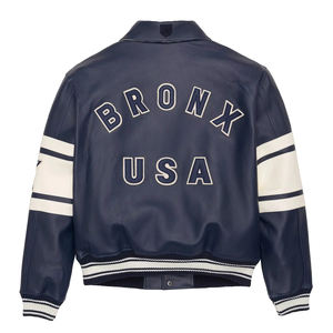 Chaquetas de hombre Avirex Chaqueta de cuero para hombre Varios colores Tallas Mejor precio Chaqueta Avirex de punto de cuero de vaca para hombre - Product Image 2