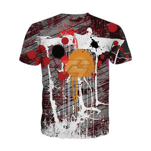T-shirts à sublimation personnalisés, vente en gros, toutes saisons, respirants, écologiques, séchage rapide, col rond, manches courtes pour hommes - Product Image 2