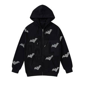Diseñe su propio invierno de alta calidad para hombre Basics Rhinestone Hoodies Hombres Nuevo estilo Cantidad a granel Hombres Basics Rhinestone Hoodies - Product Image 1