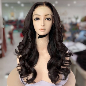 2025 Super doble dibujado pelo de alta calidad marrón hinchable peluca Frontal peluca 100% cabello humano vietnamita de alta calidad - Product Image 6