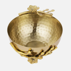 Exclusive Handmade Hammered Brass Flower Design Perfect <b>Serving</b> & Decorative <b>Bowl</b> For Home Hotel Decor In Cheapest Price - Product Image 2