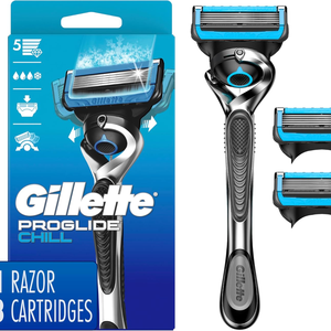 Gillette Proshield Chill Mango De Maquinilla De Afeitar Para Hombre + 3 Recambios De Cuchillas, Azul - Product Image 2