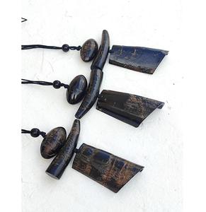 Collier de luxe en corne de buffle fait à la main, bijoux naturels et durables pour femmes, haute qualité - Product Image 6