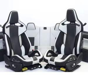 Sièges baquets universels en fibre de carbone personnalisés, ensemble noir pour F90-F98 G80-G87 M2-M8 X3-X7 X3M-X4M GTR3-Recaro, pièces de siège sport - Product Image 5