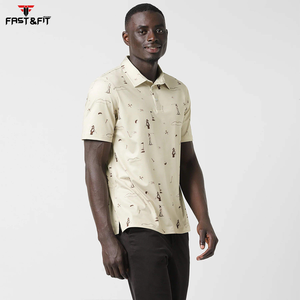 Nouveau design personnalisé 100% coton pour Polo T-Shirt motif solide à manches courtes Crew Fitness Light pour Polo Shirt - Product Image 3