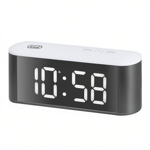 Reloj Despertador Inteligente QS0088301 en Blanco y Negro Compatible con Trevi EC883BL con Función de Repetición - Product Image 3